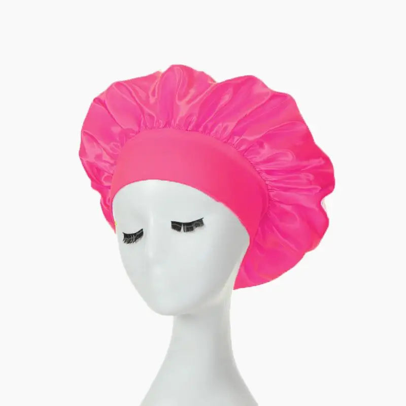 Silky Satin Lined Bonnet Sleep Cap Stay On All Night Hair Wrap Cover Slouchy Beanie For Curly Hair Protection For Women And Men