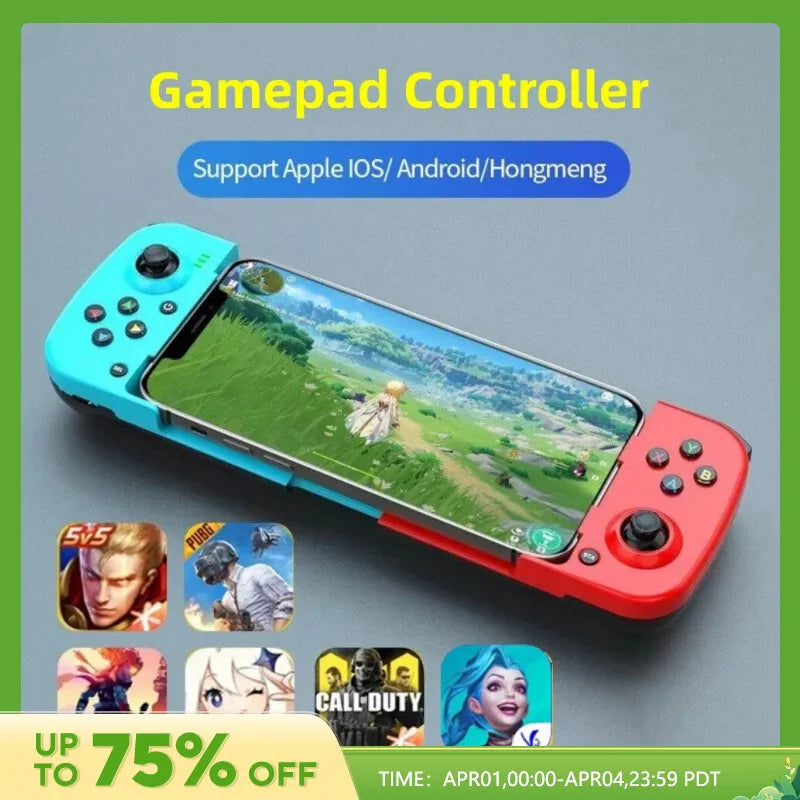 Gamepad Telescopic For Apple IOS Android PUBG Switch PS4 Stretch Wireless BT 5.0 Phone Eat Chicken Game Controller Joystick