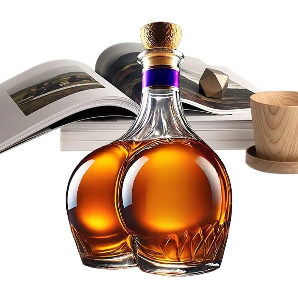 NEW Arrivals Novelty Design Barware Wine Glass Bottle Drinking Container Whiskey Decanters For Liquor Bourbon Tequila Vodka Red Wine Home Office Pubs Restaurant Decoration