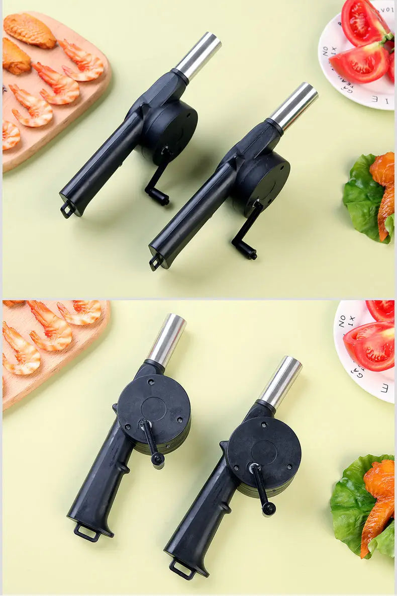 NEW Arrivals Hand Blower Household Hand Portable Barbeque Blower Outdoor BBQ Camping Cooking Accessories Tools
