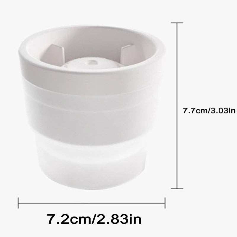 3 PCS Set Whiskey French Cognac Liquor Silicone Round Ice Hockey Mold Maker Large Spherical Ice Cube Grinder Suitable for Bar Home Kitchen Hotels Supplies Drinkware Pubs Barware Tools Set