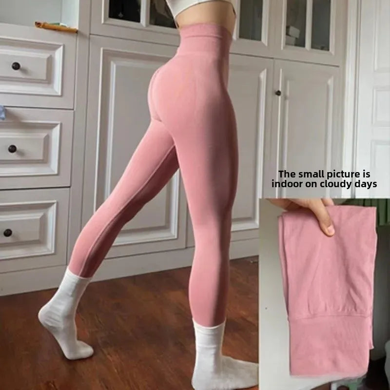NEW Arrivals 18 Colors High-Waisted Yoga Fitness Pants Women's Running Tight Seamless Peach Pants Sporty Elastic Tummy Control Running Hiking Leggings Girls Sports Clothing Supplies
