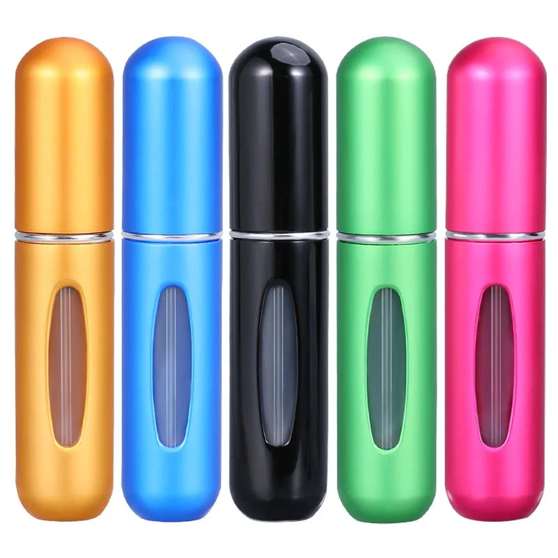 5/8ml Portable Mini Refillable Perfume Atomizer Aluminum Parfume Spray Bottle Empty Cosmetic Containers for Travel Tool