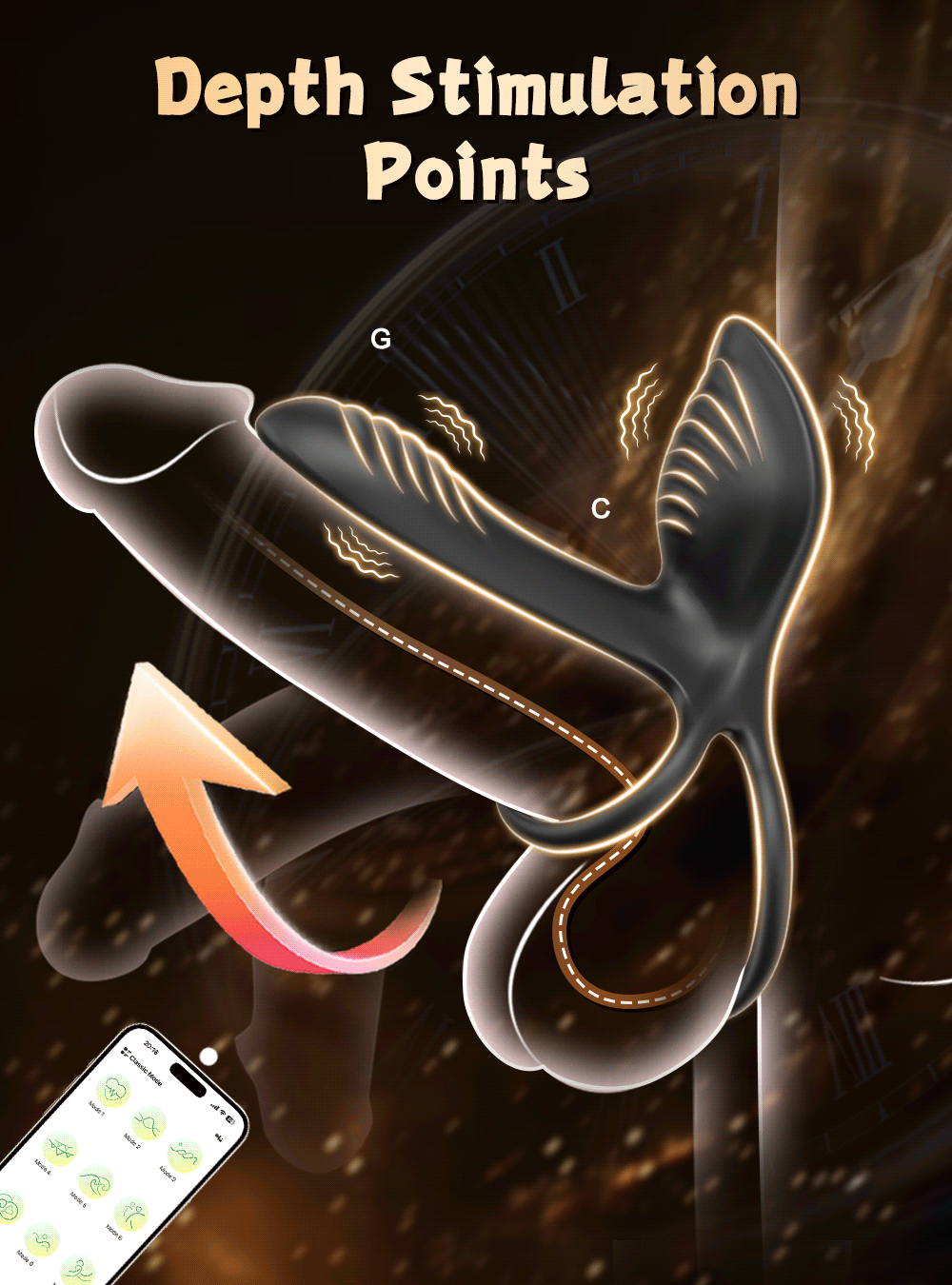 NEW Wireless Bluetooth Vibrating Penis Ring Men Delay Ejaculation Cock Ring Vibrator Clitoris G Spot Stimulation Sex Toys for Couple Adults 18+
