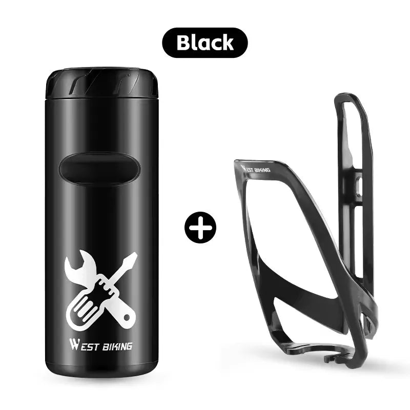 NEW Arrivals 2PCS Set Portable Bottle Storage Bottle Pod Cycling Tool Bottle Storage Cycle Tire Repair Kit Holder For Water Bottle Cage Bicycle Accessories