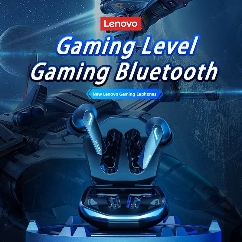 NEW Arrivals 5 PCS Set Original Lenovo GM2 PRO TWS Wireless Headphones Bluetooth 5.3 Earphones Touch Control HD Earbuds Sports Headphone with Mic