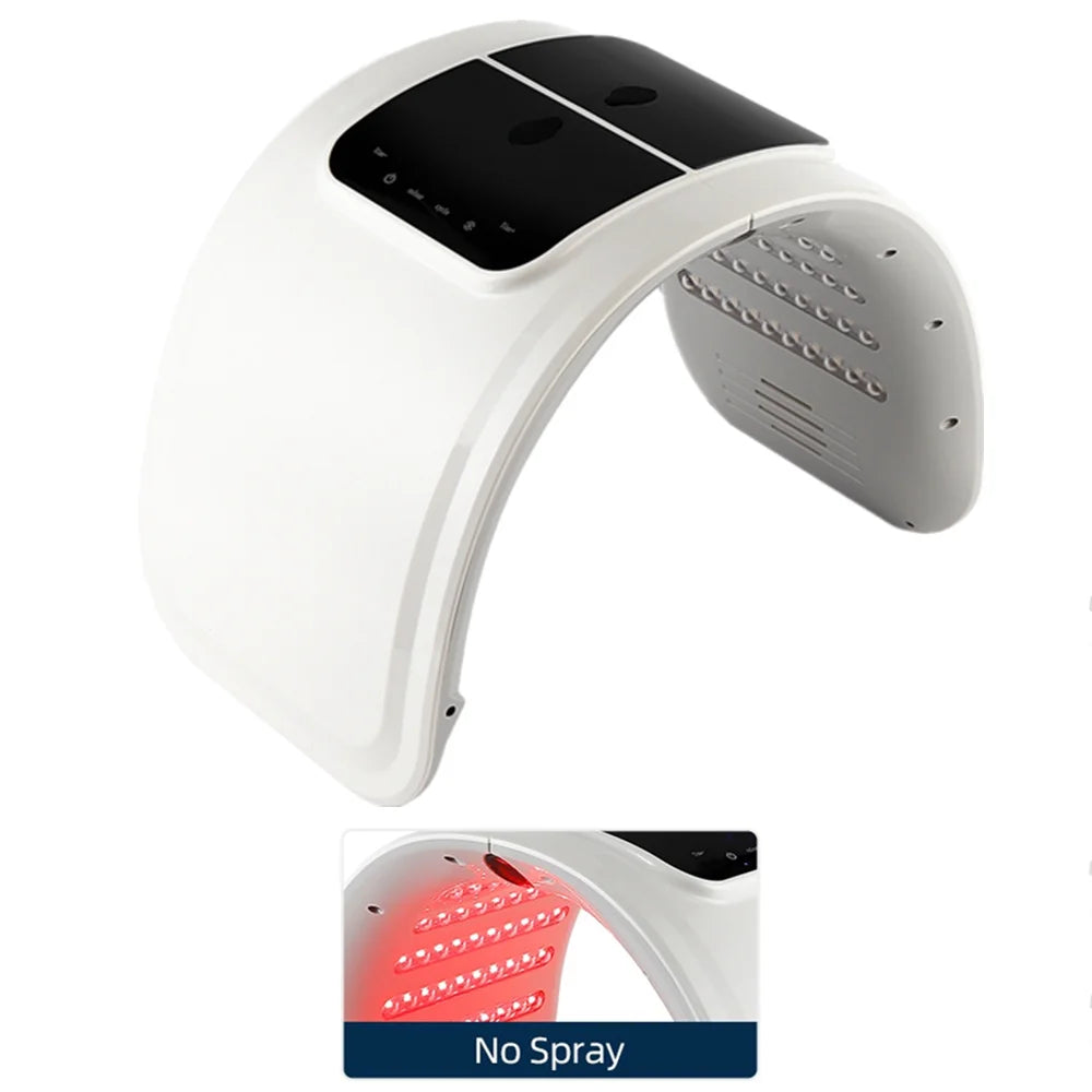 NEW Arrivals UK/EU Plug 7 Colors 100 LED Photon Machine With Nano Spray Women Skin Moisturizing Face & Body Anti-Aging Wrinkles Mask Ladies Salon SPA Home Use Skin Rejuvenation Acne Pores Skin Care Products