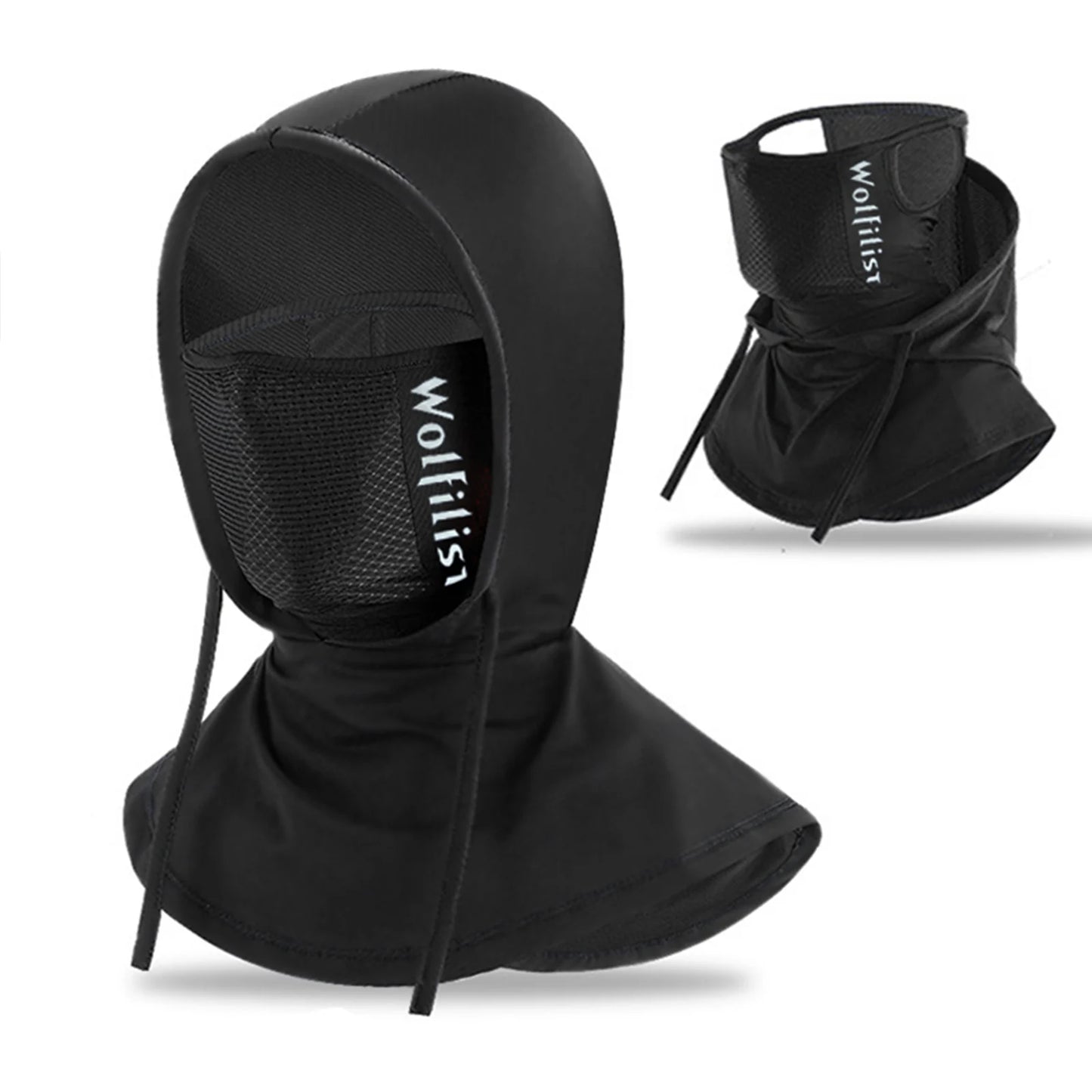 NEW Arrivals Dual-Use Full Face Sun Protection Mask Summer Ice Silk Comfortable Face Balaclava, for Hiking, Cycling, Hunting, Fishing Women Men Sports Apparel Accessories