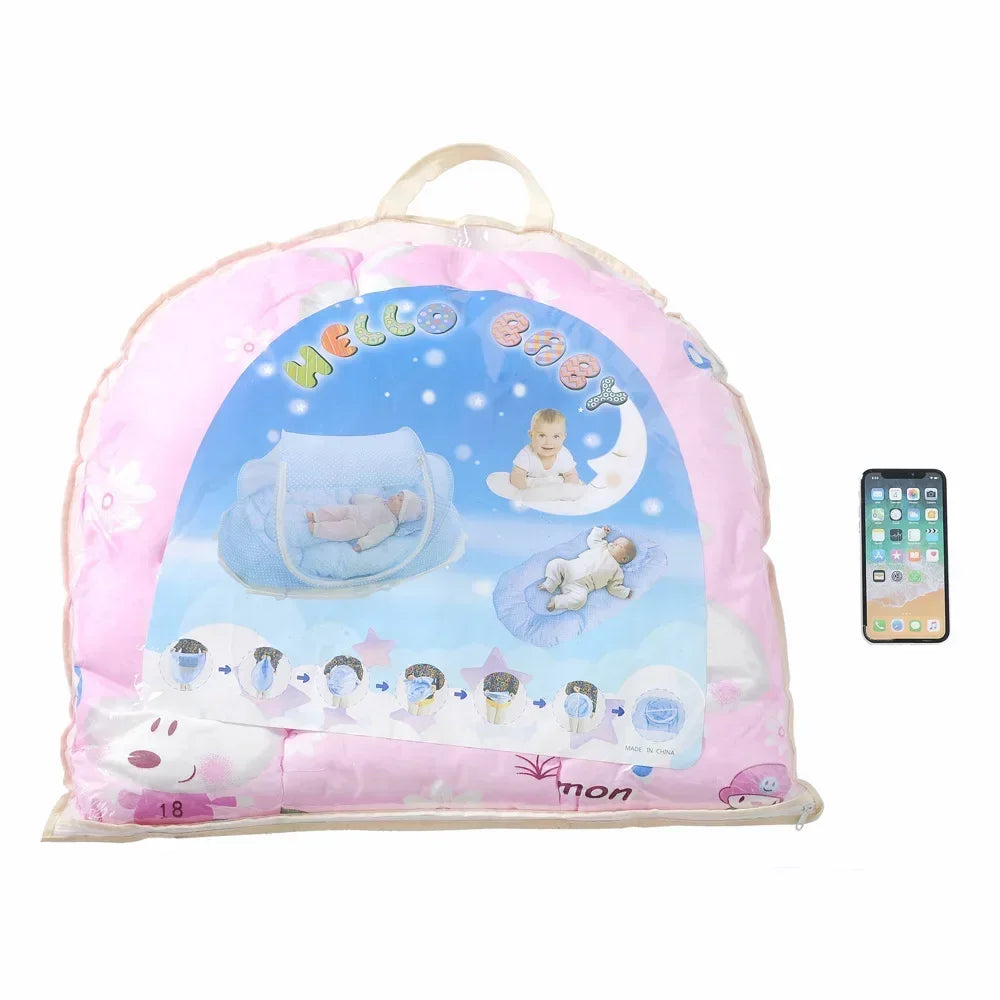 NEW Arrivals 0-3Years 6 Colors Portable Foldable Baby Netting Newborn Sleep Bed Travel Baby Mosquito Nets Travel Bed Netting Play Tent Children Mosquito Insects Flies Protection Net