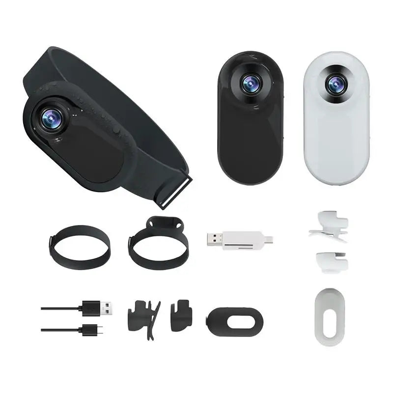 NEW Arrivals Pet Collar Camera HD 1080p Mini Sports Camera With Screen Video Recording Outdoor Wireless Camera Collar Pet Cat Safety Supplies