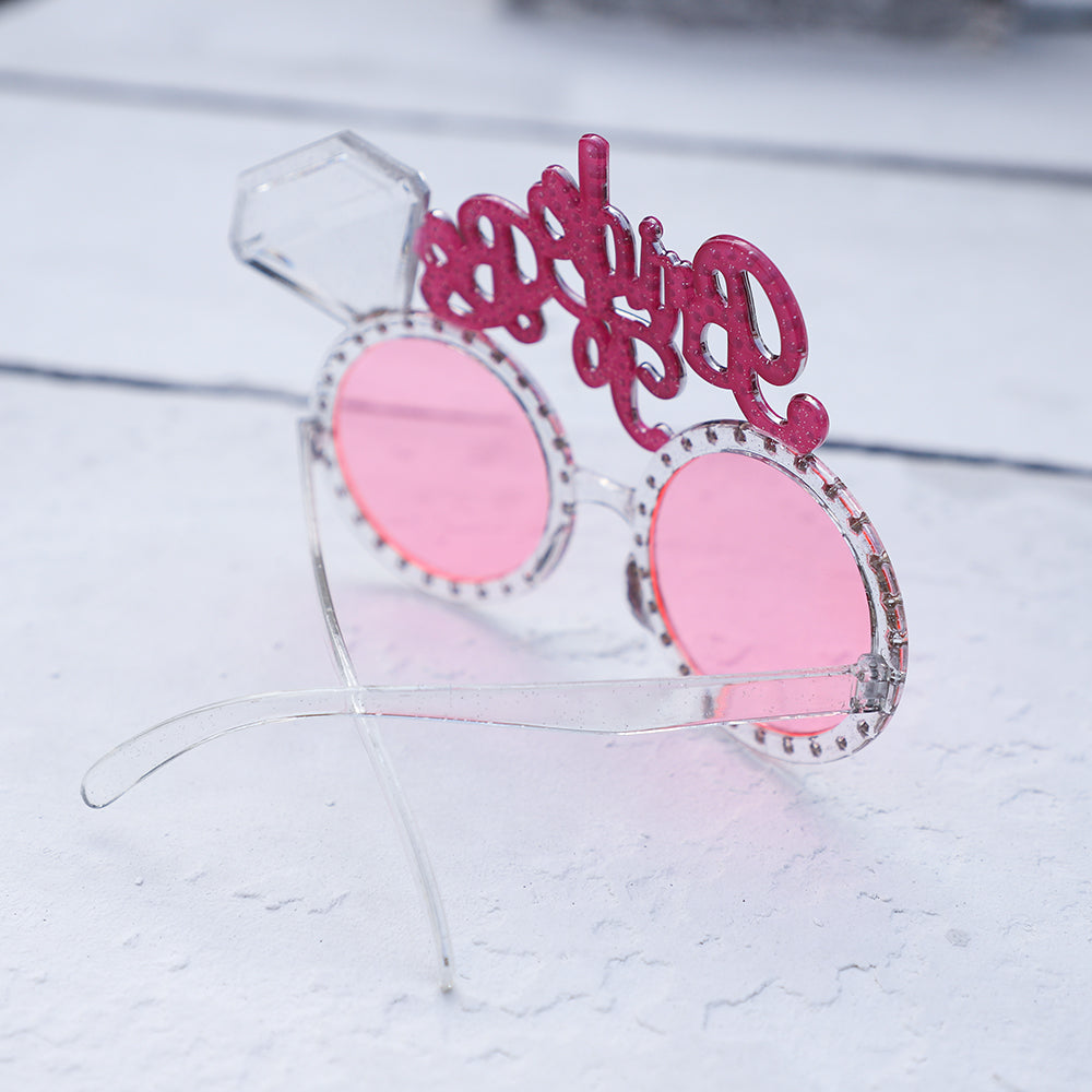 NEW Arrivals 1Pcs Bride To Be Groom Glasses Bling Diamond Bride Sunglasses Eye Decoration Bachelorette Hen Party Wedding Supplies Photo Props