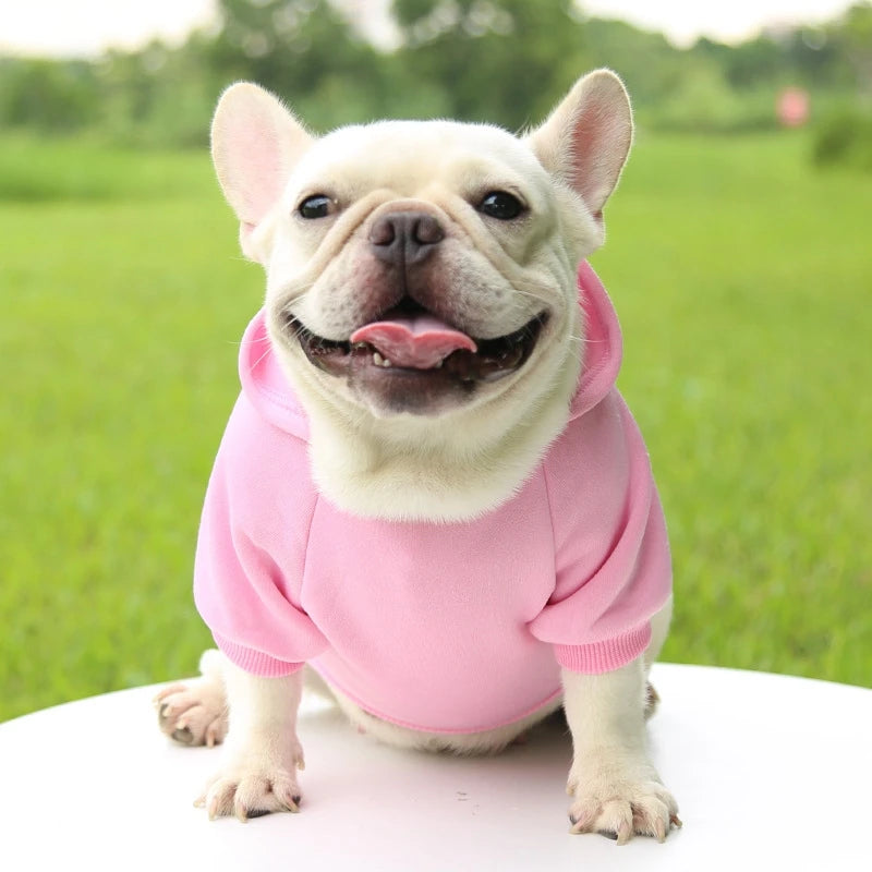 Fleece Pet Clothes Dog Warm Vest Winter Cute Hoodie Sweater for Small Medium Pet Puppy Shirt Clothing