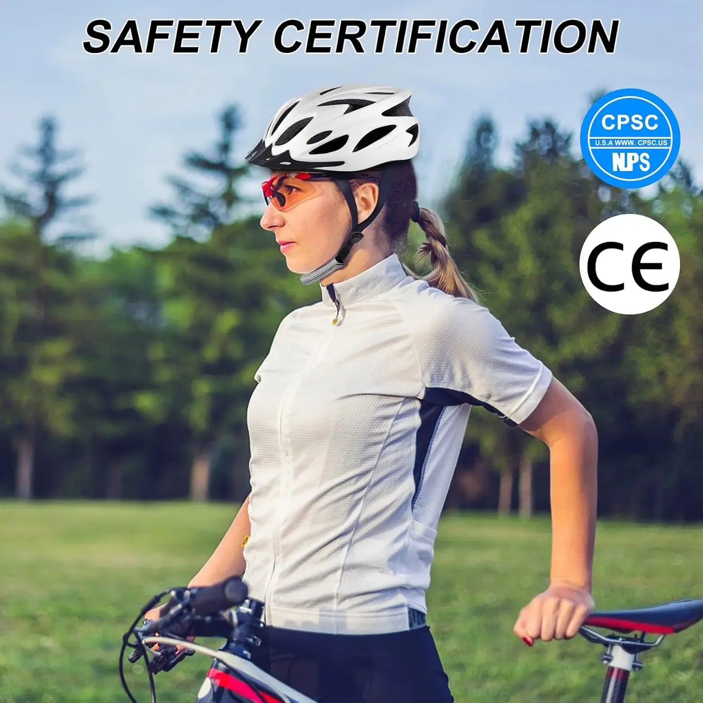 NEW 4 Colors Cycling Bike Helmet Comfort Lining Lightweight Hollow Men Women Adjustable Riding Safety Head Protection Bike Bicycle MTB Helmet Cycling Accessories Sports Supplies