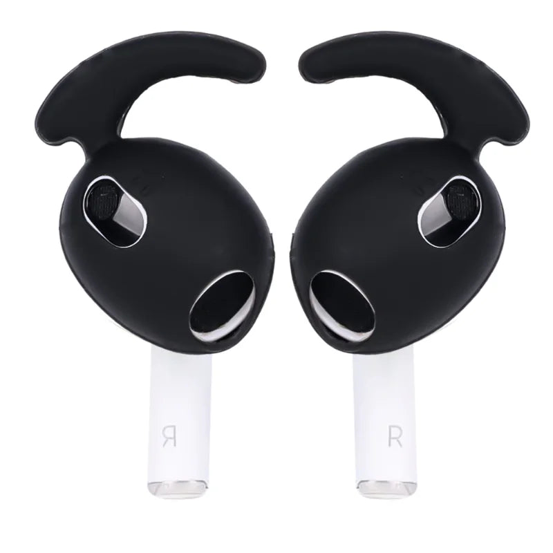 NEW 6 Pairs In-Ear Soft Silicone Ear Tips Cover for Apple Air Pods 3 Protective Ear Pads Earphone Cup Earpads with Anti-Slip Ear Hook