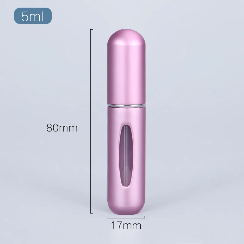 5/8ml Portable Mini Refillable Perfume Atomizer Aluminum Parfume Spray Bottle Empty Cosmetic Containers for Travel Tool