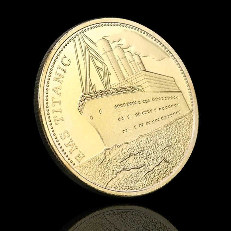 1912 Titanic Anniversary Memory of Victims Commemorative Tragedy of The Titanic Gift Coin Home Decoration Collect Coins