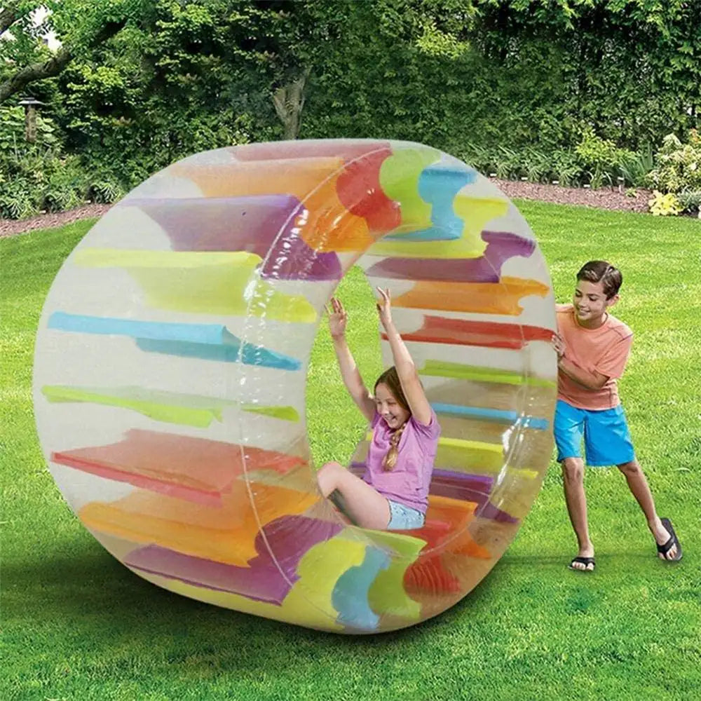NEW Arrivals Portable Giant Swimming Water Pool Inflatable Water Wheel Swims Scooter Swimming Pool Beach Parent Child Crawling Ball Summer Sports Games Supplies