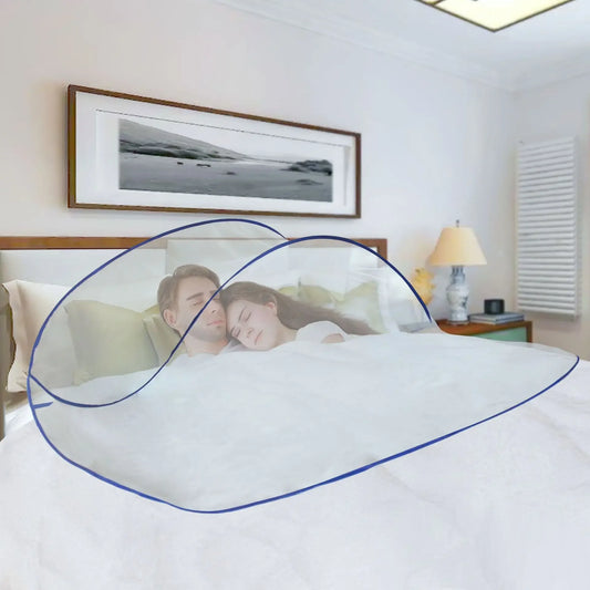 NEW Arrivals Facial Korean Mosquitoes Repellent Cover Home Bed Foldable Mesh Insect Folding Netting Easy Install Single Double Portable Random Color