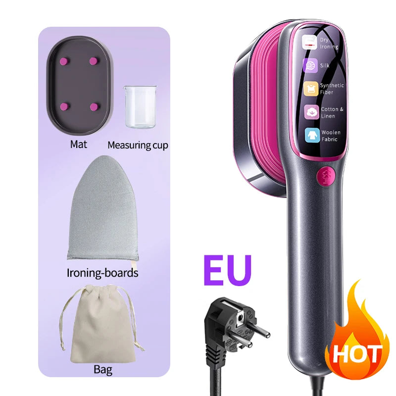 NEW Handheld Steam Iron Garment Steamer Portable Mini for Clothes Fast Heating Travel Garment Fabric Press Machine for Home Travel Business Trip Hotels