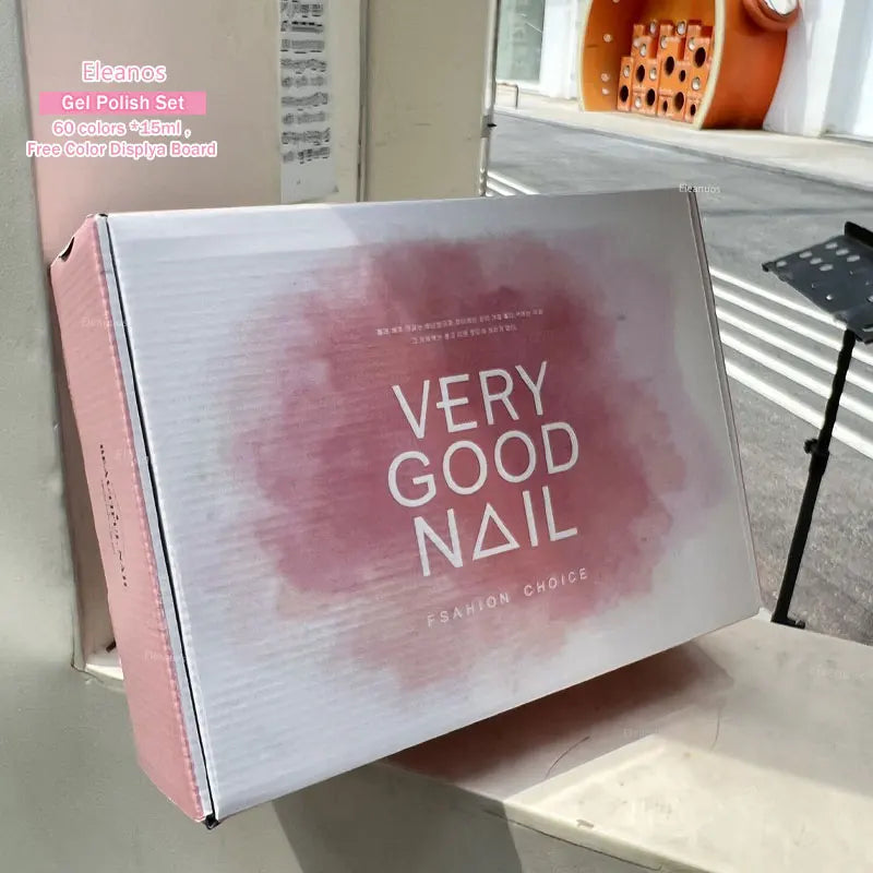 44pcs Very Good Nail Gel Nail Polish Kit Nail Salon Gel Lacquer With Color Card Nail Gel Soak Off UV LED Nail Varnish Set