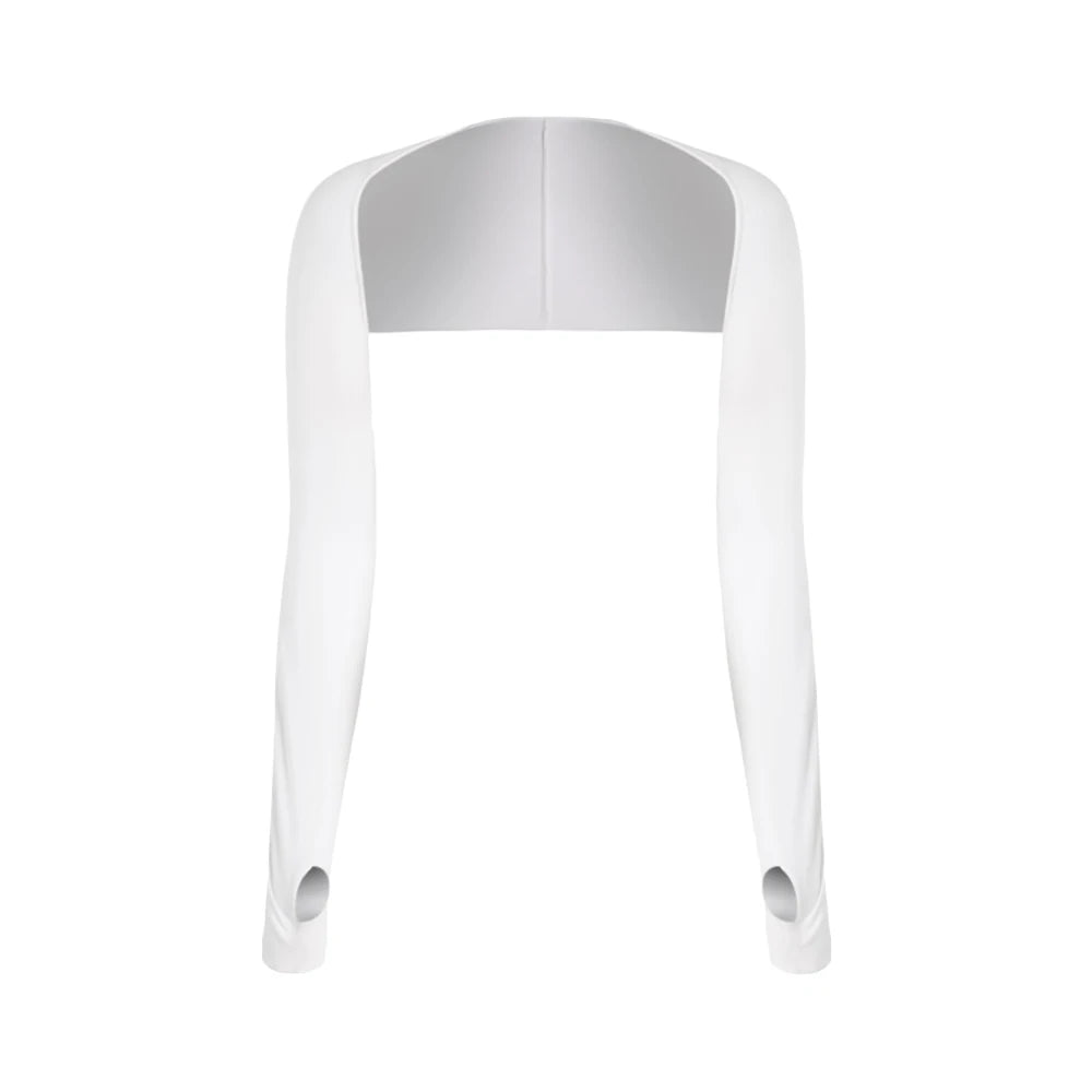NEW Arrivals 5 Colors Summer Shawl Ice Long Sleeve Breathable Sun Protection Sunscreen Outdoor Sports Quick Drying Oversleeve Top Women Sports Clothing Supplies