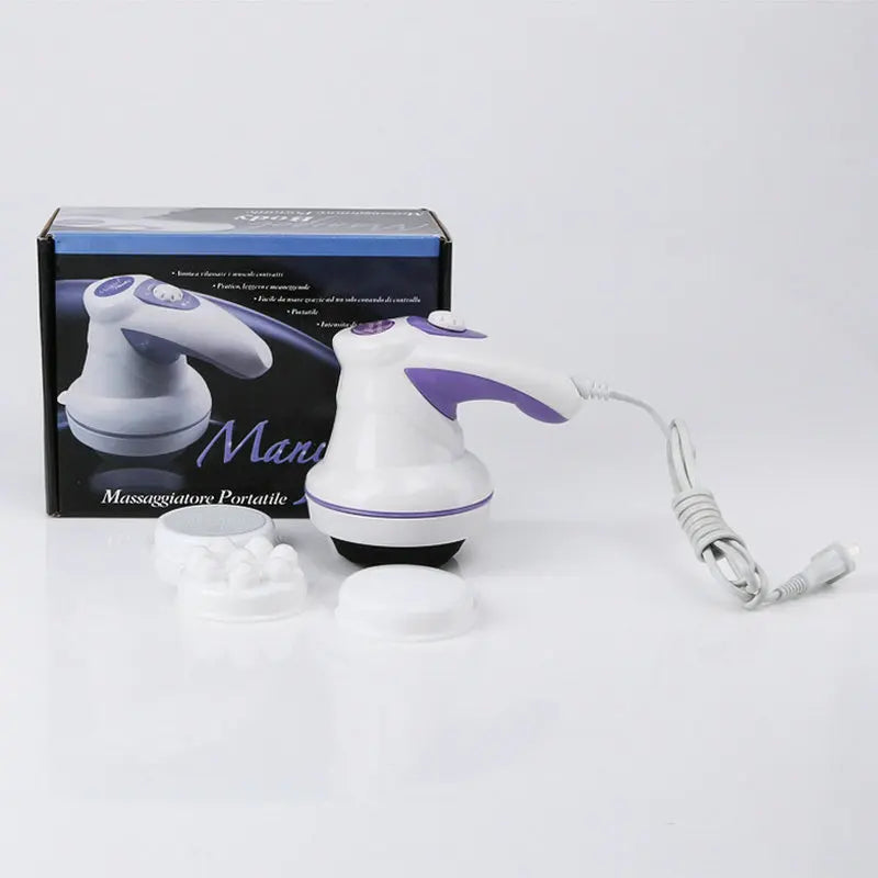 NEW Arrivals 4 in 1 Set Anti Cellulite Massager Electric Body Innovation Slimming Massager Roller Handheld Infrared Arm Leg Hip Belly Fat Remover Body Care Accessories Health Care Supplies