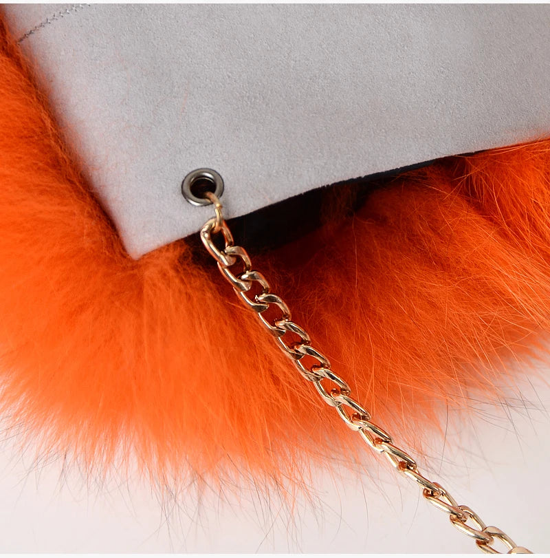 NEW Arrivals Hot Sale Winter Women Luxury Natural Real Fox Fur Gloves Warm 100% Genuine Fox Fur Mittens Girl Fashion Luxury Real Fox Fur Glove
