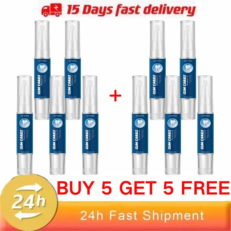 Buy 5 Get 5 Free Rapid Repair Damaged Gums Gel Serum Relieve Sore Tooth Allergy Dental Caries Tooth Cleaning Toothpaste Deep Cleaning Teeth Stain Dentistry Accessories Health Care Supplies
