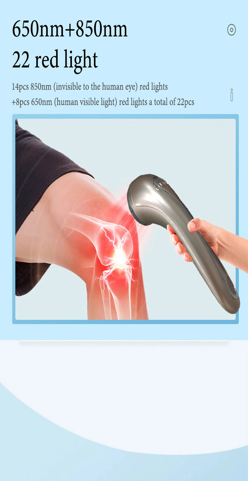 NEW Arrivals Hand-held Physical Treatment Red Light Cold Laser Therapy Device For Relieve Neck Back Arthritis Pain Body Care Accessories Health Care Products