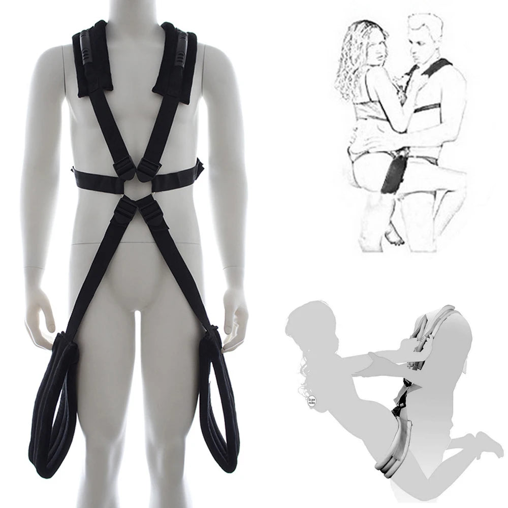 Adult Games Bondage Handcuffs Ankle Set Sex Swing Toys For Women Couple Slave Restraints Erotic Sexual Harness Chastity Sex Shop