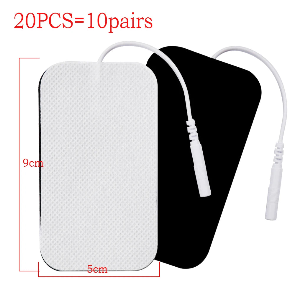 NEW Arrivals 20/50PCS Set 9*5cm Self-adhesive Electrode Pads Patch for Body TENS Massager Pulse Muscle Stimulator Acupuncture Massage Gel Sticker