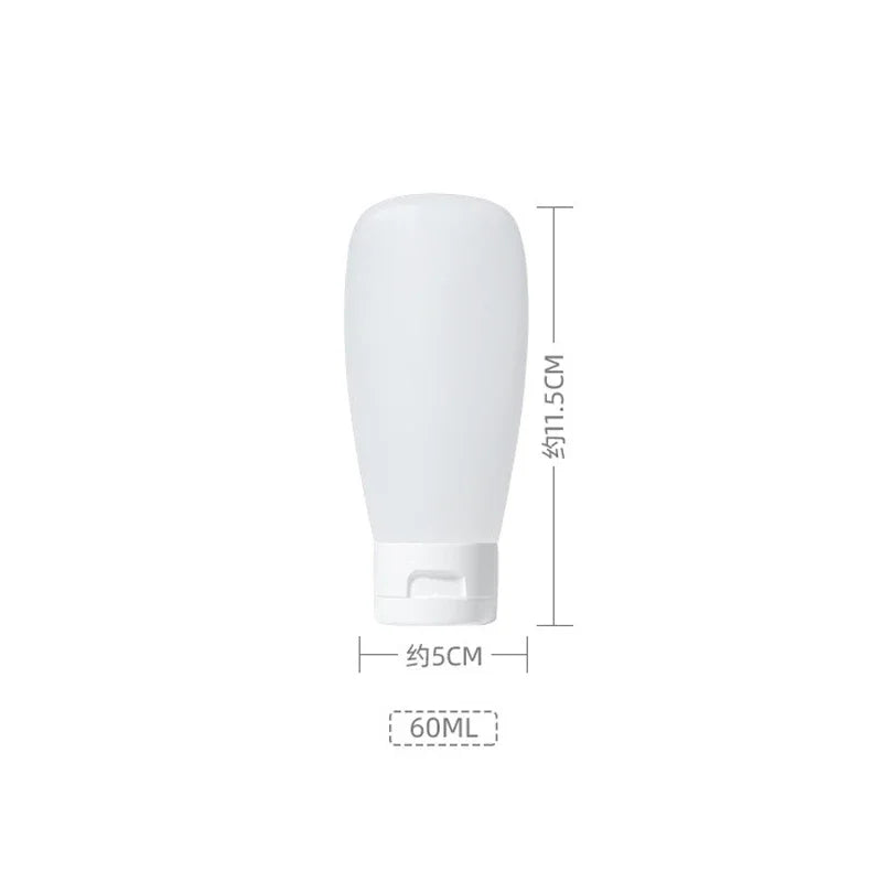 NEW Arrivals 3PCS Set Nordic Style PE Hose Dispensing Bottle, Portable Hotel Shampoo, Shower Gel, Travel Squeeze Lotion Dispensing Kit