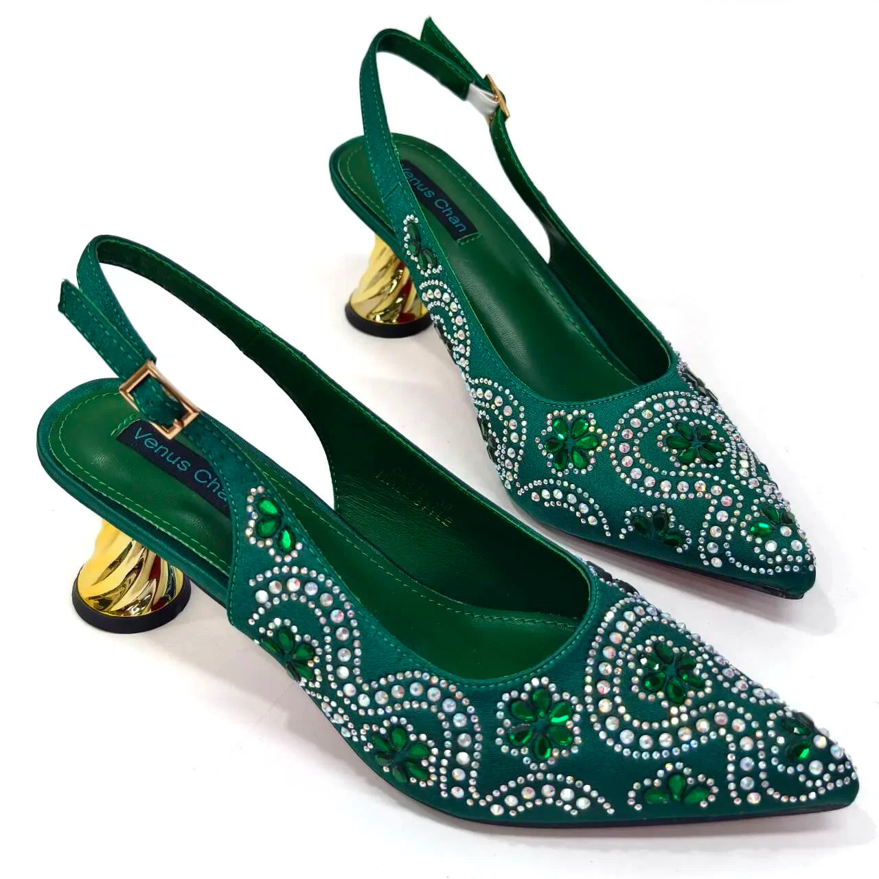 Newest 8 Colors INS Style FUCHSIA Color Elegant Low Heels Nigeria Popular Design African Ladies Shoes And Bag Set for Wedding Birthday Party Night Business Dinner Ladies Luxury Fashion Apparel Accessories Shoes Products