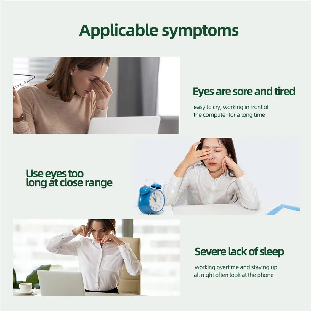 NEW Eye Massager Wireless Smart Vibration Magnetic Relieves Fatigue Dark Circles Acupuncture Massage Relax Eye Care Device