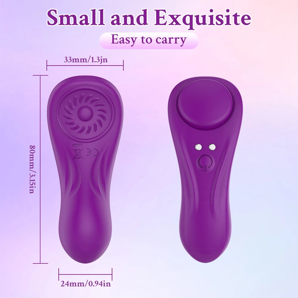Sexy Panties Vibrator Female Clitoris Stimulator Mini Wearable Panty Wireless Remote Control Vibrating Massager Adult Sex Toy