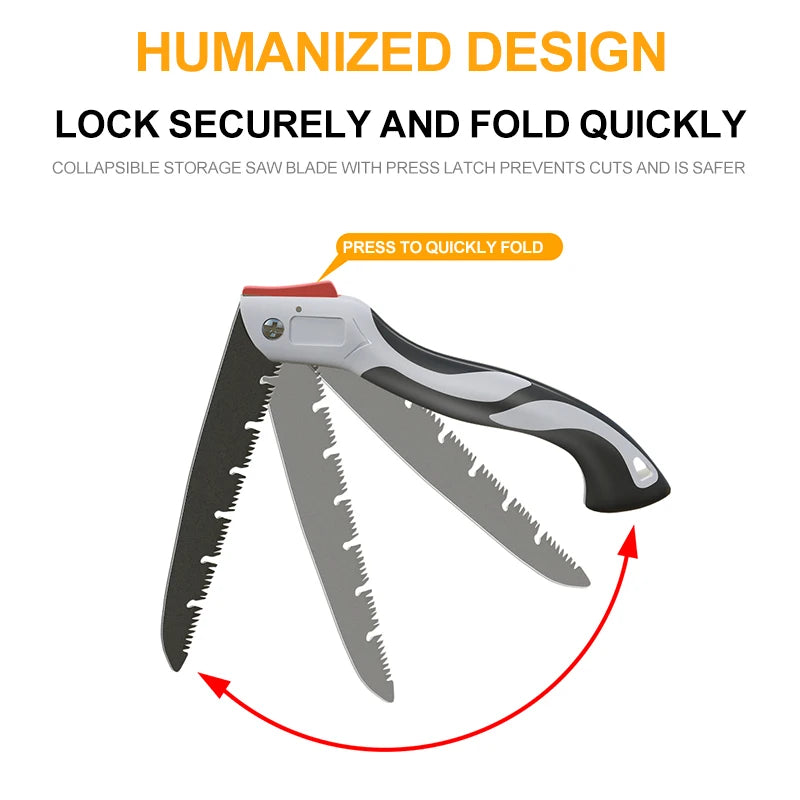 NEW S/M/Large Folding Saw Woodworking Folding Hacksaw Multifunction Cutting Wood Sharp Camping Garden Prunch Saw Tree Chopper Knife Hand