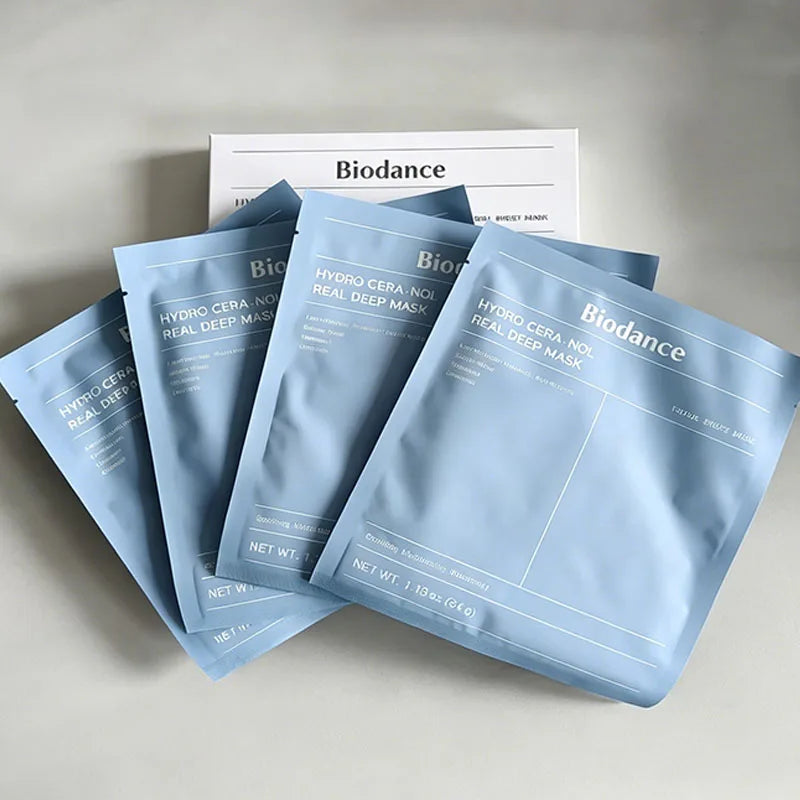 5 Colors Korean Collagen Face Mask Highly Effective Moisturize Improve Skin Elasticity Soothing Repair Non-irritating Face Skin Care Products
