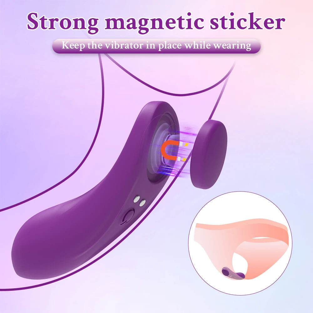 Sexy Panties Vibrator Female Clitoris Stimulator Mini Wearable Panty Wireless Remote Control Vibrating Massager Adult Sex Toy