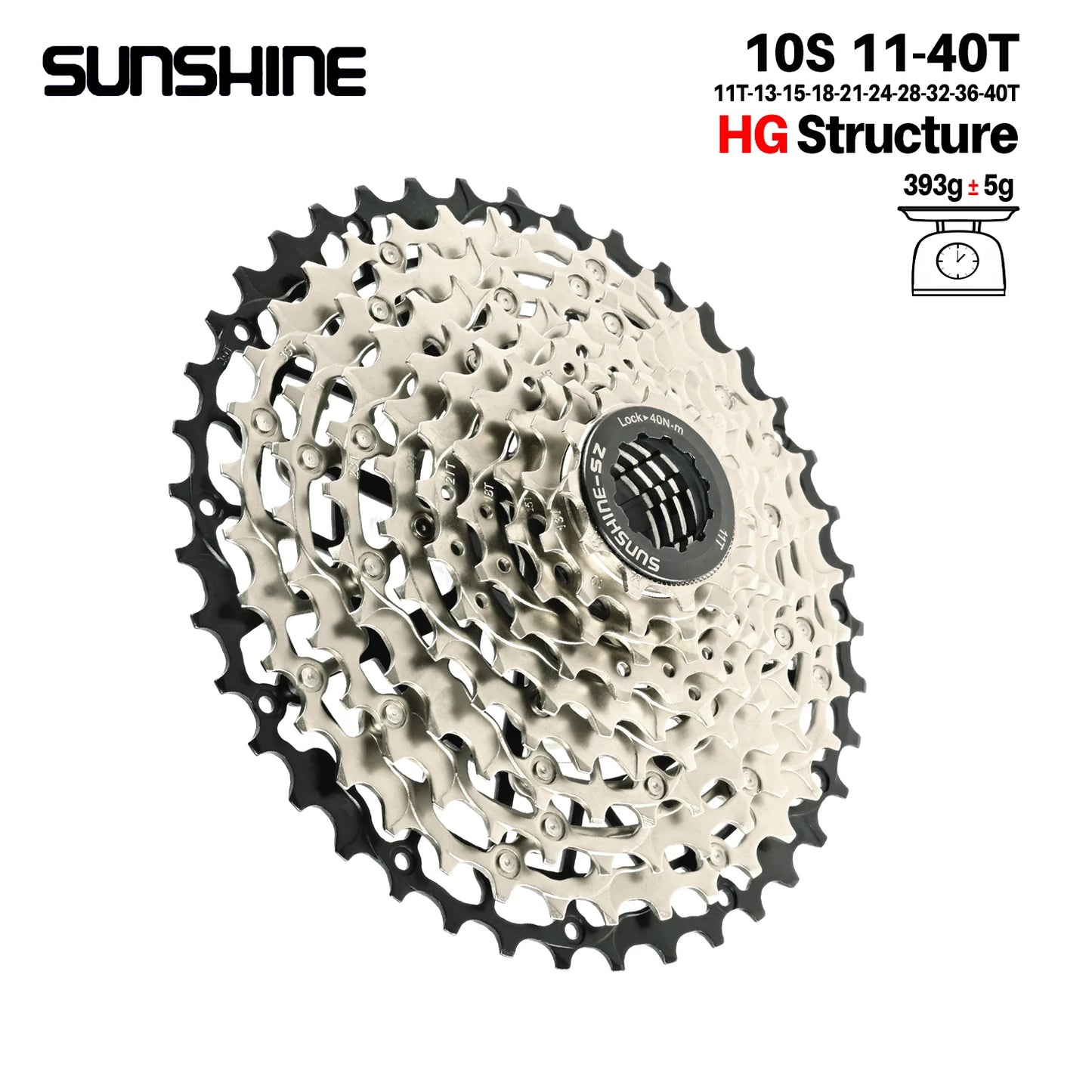Ultralight Bicycle Cassette Freewheel Carbon Steel Material 9/10/11/12/13 Speed HG Structure Sprocket for Mountain Bike Bicycle Accessories Sports Supplies