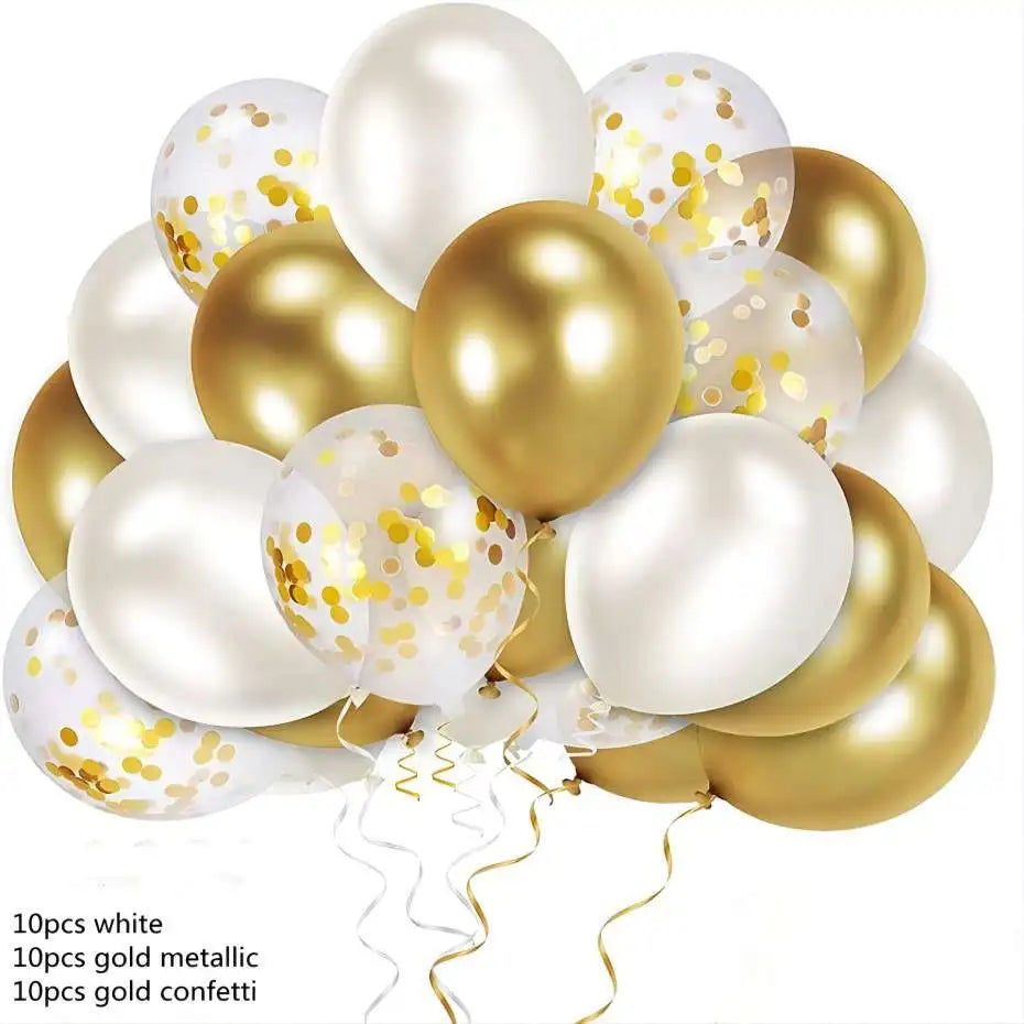 30pcs Globos Confetti Latex Balloons Wedding Decoration Baby Shower Birthday Party Decor Clear Air Balloons Valentine'S Day