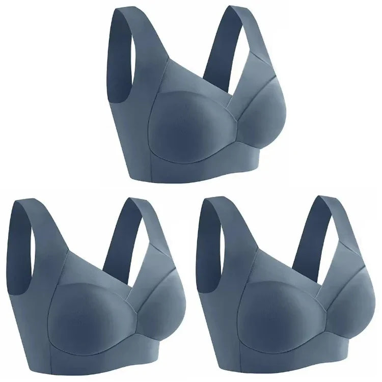 NEW Arrivals L(50KG) -6XL(110KG) Top Quality Ice Silk Seamless Sport Bra Gather Prevent Sagging Underwear No Steel Ring Comfortable Large Size Bra Sexy Vest Bralette Chubby Ladies Underwear