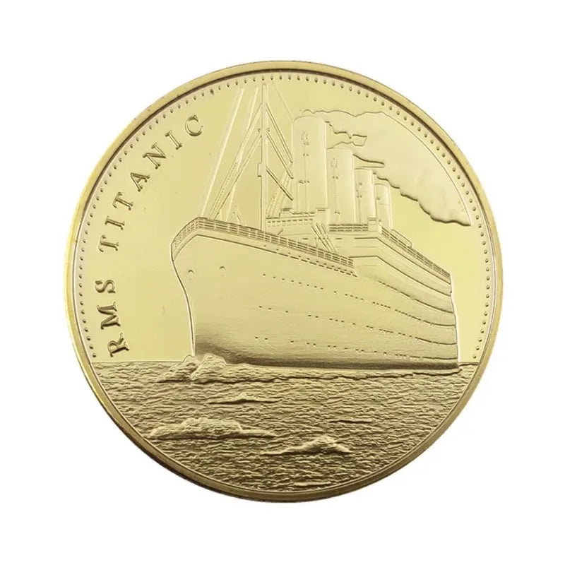 1912 Titanic Anniversary Memory of Victims Commemorative Tragedy of The Titanic Gift Coin Home Decoration Collect Coins