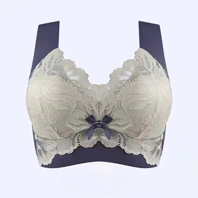 NEW Arrivals L-6XL Plus Size Underwear Seamless Bras Large Lace Wireless Women Vest Backless Tops Push Up Unwired Bra Without Bones Plus Underwear