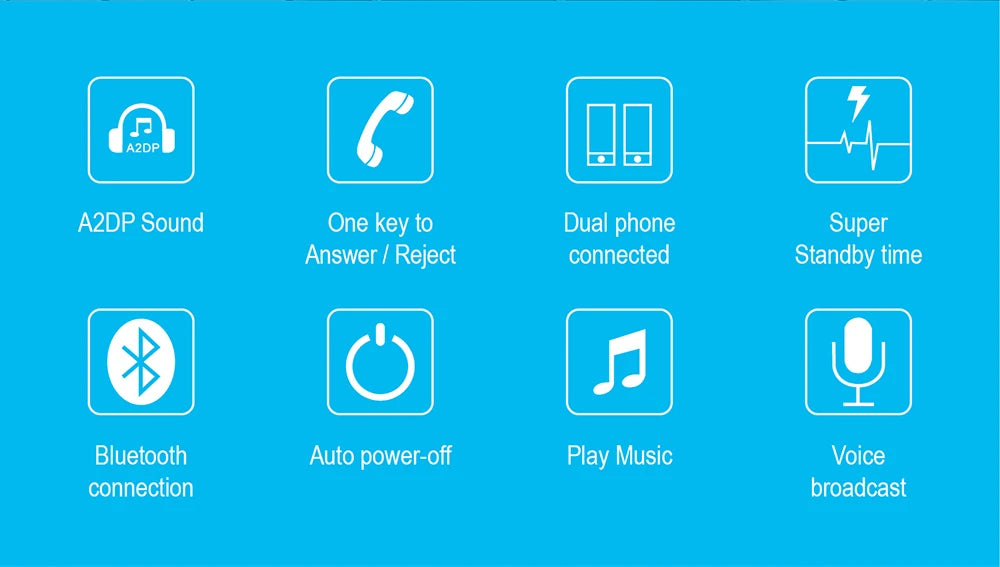 NEW Wireless Bluetooth Car Speaker Handsfree Kit Hands-Free Bluetooth Multipoint Speaker Phone Sun Visor Blue Tooth Voice Broadcast Functions Car Accessories