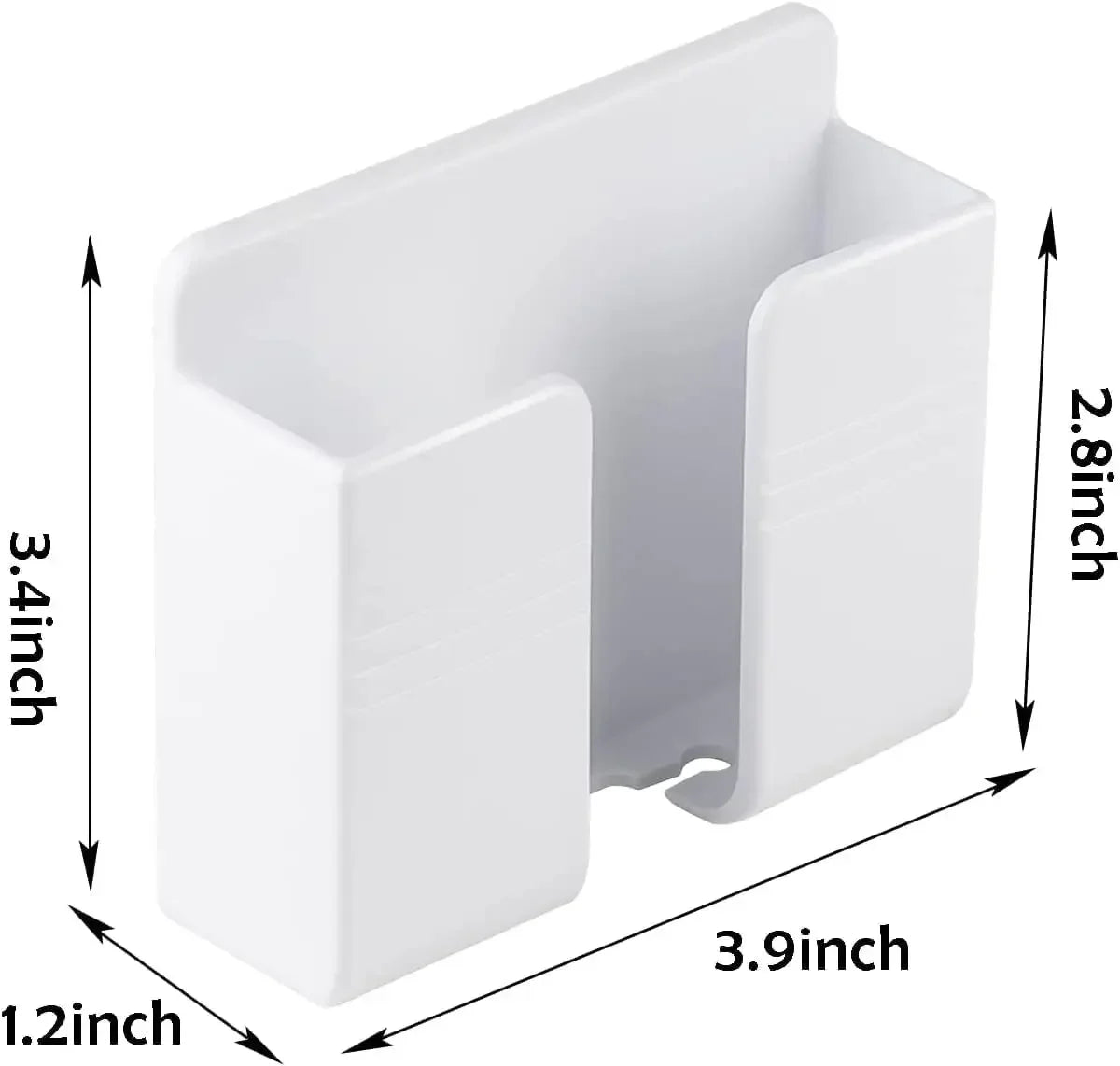 NEW Arrivals 40PCS Set Multifunctional Wall Mount Phone Holder Charging Station Storage Dock Organizer Box Remote Control Shelf Bracket Home Office Mobile Phones Accessories