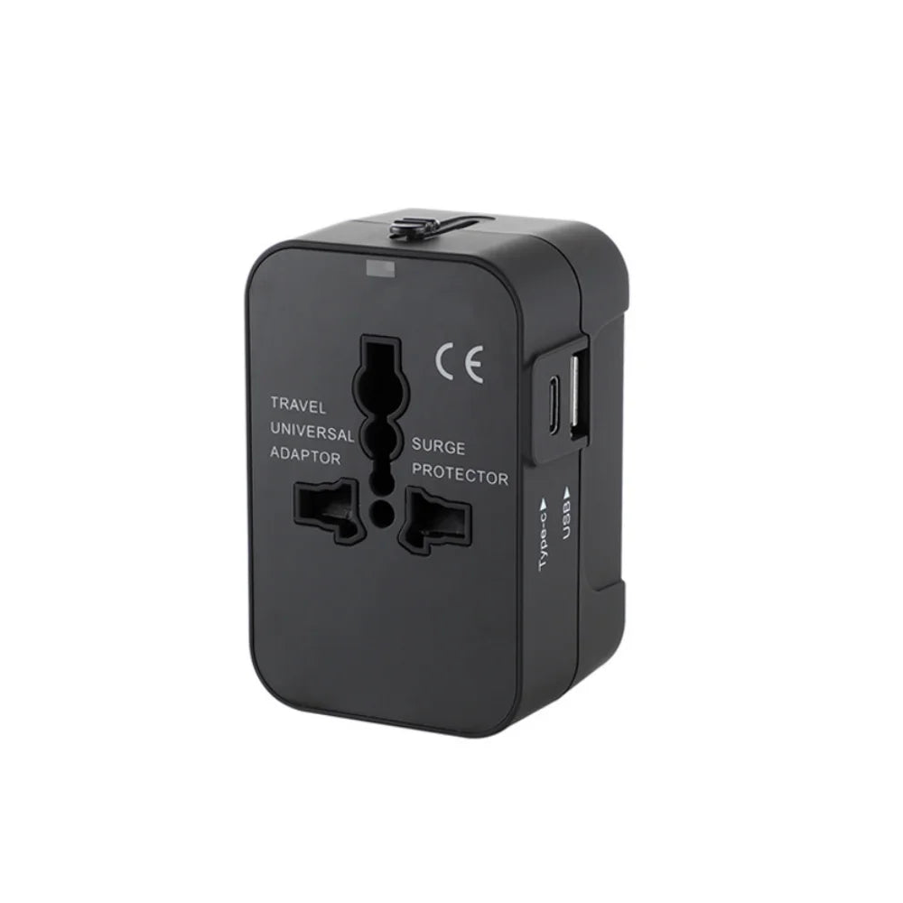 NEW Arrivals Universal Global Conversion Plug Travel Conversion Socket Dual USB Port EU UK US AU AC Power Charger Worldwide Adapter Outlet Converter Electrical Plug Overseas Hotels Business Trip