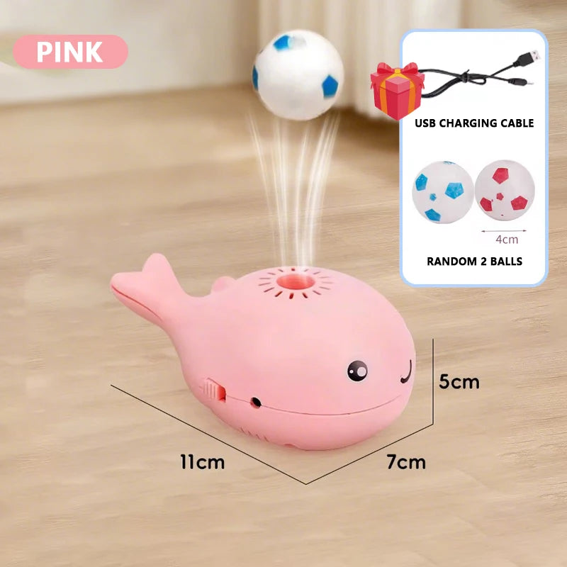 NEW Arrivals Electric Whale Floating Ball Toys Mini Fan Balancing Blowing Games Ideal Toys for Dogs and Cats Interactive Cat Toys Pets Supplies