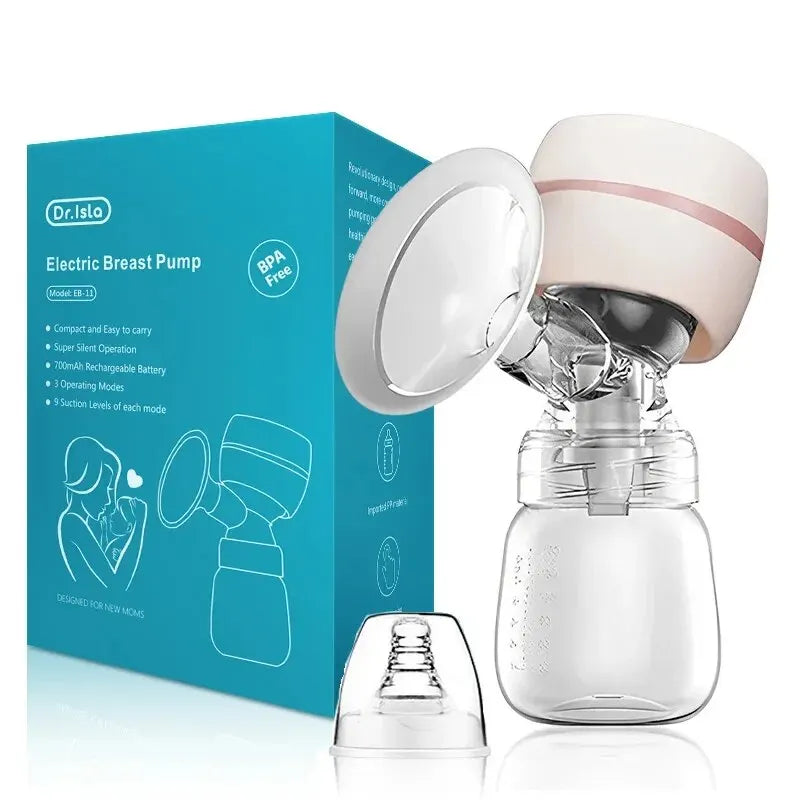 NEW Electric Breast Pump Intelligent Integrated High Suction USB Charging Breast Pump Breast Milk Postpartum Painless and Silent Breast Women Personal Care Supplies
