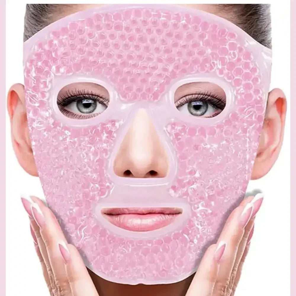 NEW Arrivals 1pc Ice Masks Eye Masks Hot/Ice Reduce Edema Post-Op Puffiness Recovery Cooling Ultra Soft Full Face Fabrics Women Home Beauty Salon SPA Accessories Skin Care Supplies