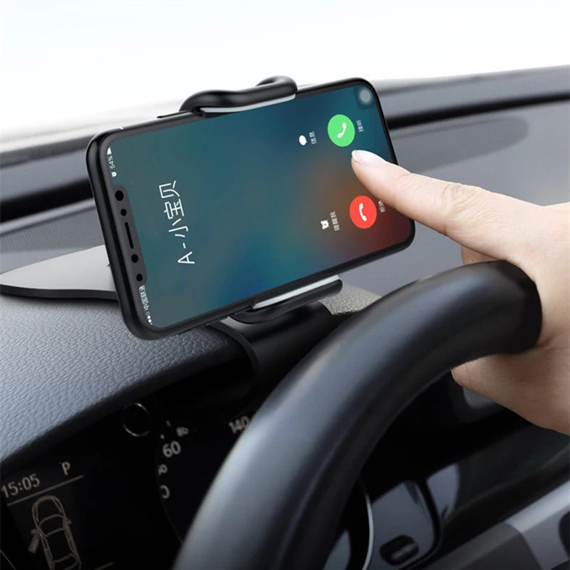 NEW Arrivals 360 Rotatable Car Phone Holder Universal Cell Phone Stands Car Rack Dashboard Support for Auto Grip Mobile Phone Fixed Bracket